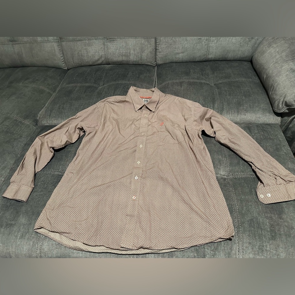 Cinch men’s long sleeve button up shirt